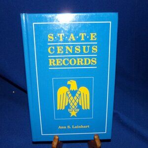 State Census Records by Ann Lainhart - Hardcover Genealogy Research Book - 2000